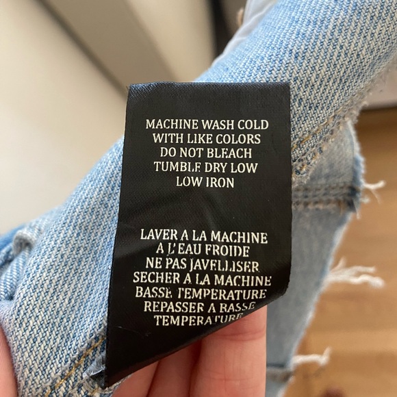 Blank NYC Two-Tone Blue Denim Jacket - Picture 7 of 7